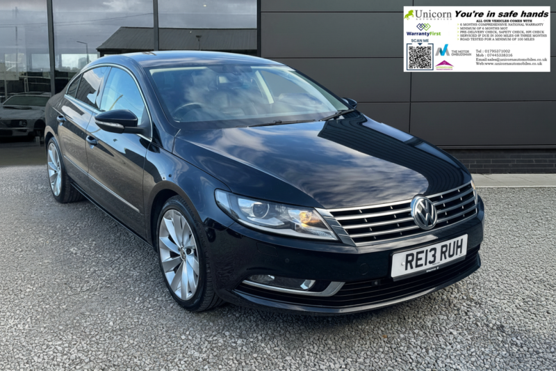 2013 Volkswagen Cc 2.0 Tdi Bluemotion Tech Gt in Black — image 1