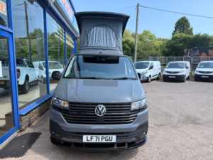 2022 Volkswagen Transporter 2.0 Tdi T32 Highline Camper Conversion DSG Lwb Euro 6 150 Ps in Grey — image 3