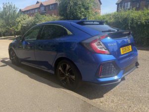 2018 Honda Civic 1.0 Vtec Turbo Sr in Blue — image 2
