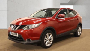 2014 Nissan Qashqai 1.2 Dig-T Acenta Premium 2WD Euro 5 (s/s) 5dr in Red — image 3