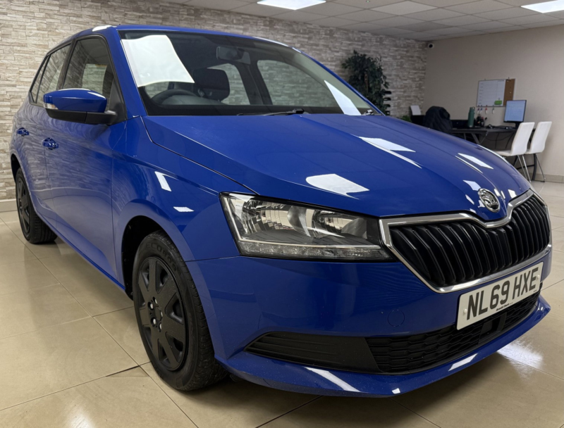 2019 Skoda Fabia 1.0 S Hatchback 5dr Petrol Manual Euro 6 (s/s) (60 Ps) in Blue — image 1