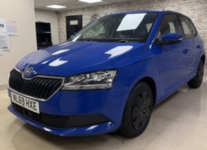 2019 Skoda Fabia 1.0 S Hatchback 5dr Petrol Manual Euro 6 (s/s) (60 Ps) in Blue — image 2