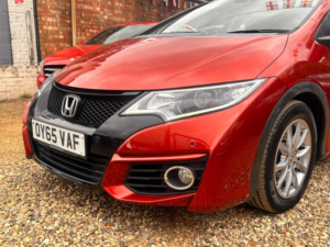 2015 Honda Civic 1.6 I-Dtec Se Plus Euro 5 (s/s) 5dr in Red — image 5