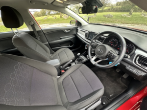 2019 Kia Rio 1.4 2 5dr Man, Red, Petrol + 1 Owner in Red — image 4