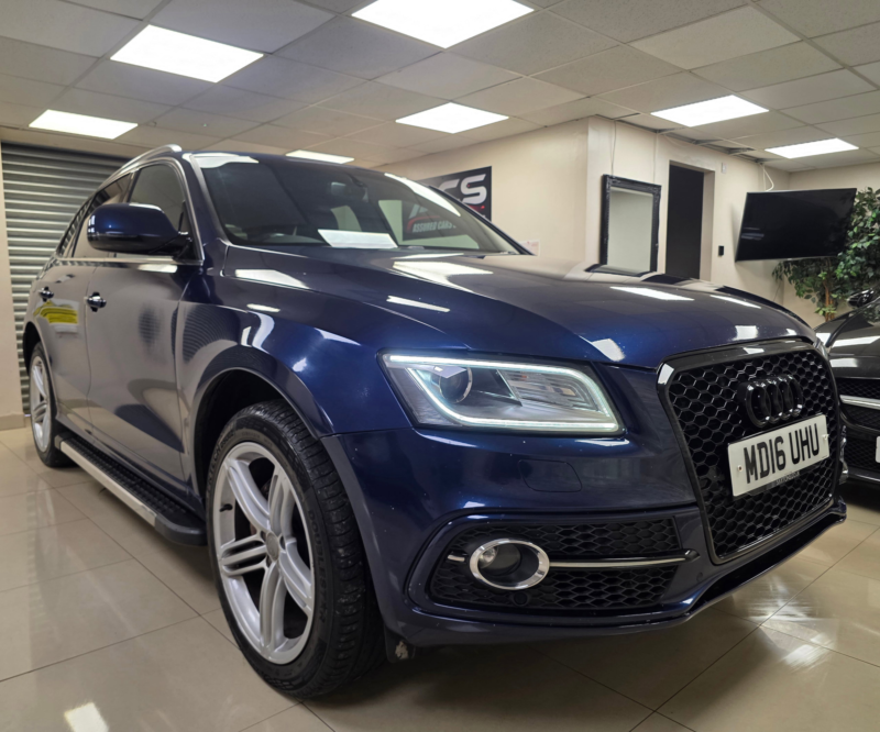 2016 Audi Q5 2.0 Tdi S Line Plus SUV 5dr Diesel Manual Quattro Euro 6 (s/s) (150 Ps) in Blue — image 1