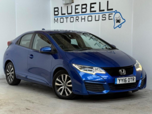 2016 Honda Civic 1.4 I-Vtec S Euro 6 (s/s) 5dr in Blue — image 1