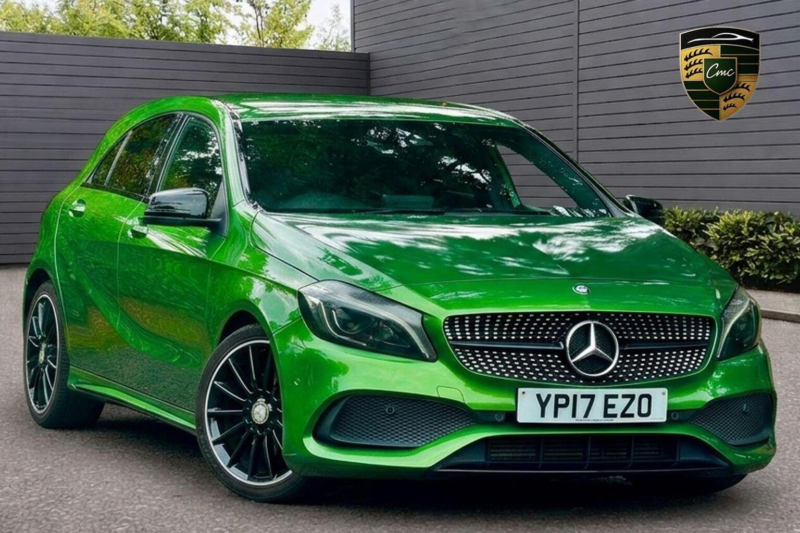 2017 Mercedes-Benz A Class 1.6 A180 Amg Line (premium) Euro 6 (s/s) 5dr in Green — image 1