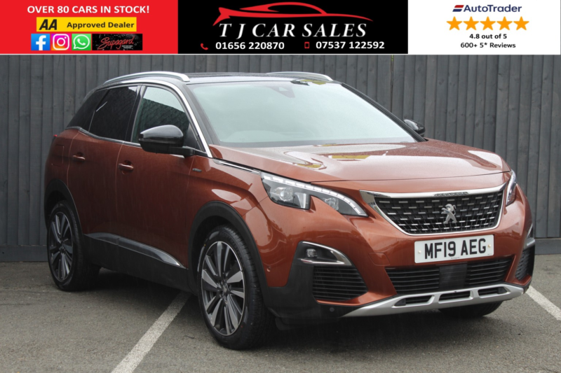 2019 Peugeot 3008 1.5 Bluehdi Gt Line Premium in Bronze — image 1