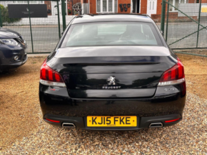 2015 Peugeot 508 1.6 Bluehdi Gt Line Euro 6 (s/s) 4dr in Black — image 6