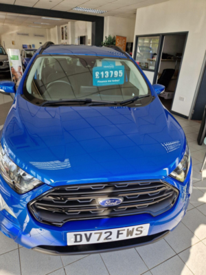 2022 Ford Ecosport 1.0t Ecoboost St-Line Euro 6 (s/s) 5dr in Blue — image 3