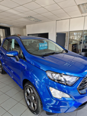 2022 Ford Ecosport 1.0t Ecoboost St-Line Euro 6 (s/s) 5dr in Blue — image 4