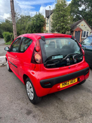 2012 Peugeot 107 1.0 12v Active Euro 5 3dr in Red — image 3