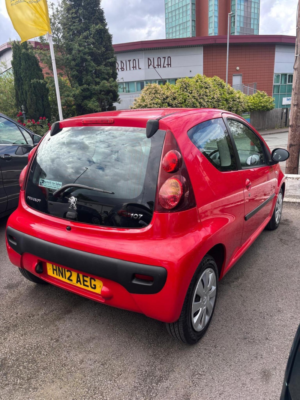 2012 Peugeot 107 1.0 12v Active Euro 5 3dr in Red — image 4