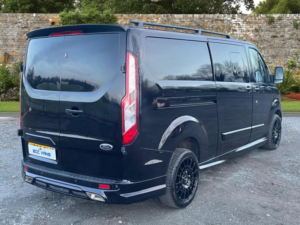 2019 Ford Transit Custom 2.0 320 Ecoblue Limited Crew Van L2 H1 Euro 6 5dr (6 Seat) in Black — image 3