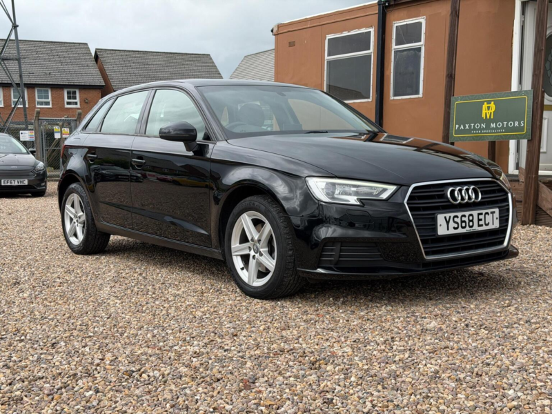 2018 Audi A3 1.6 Tdi 30 Se Technik Sportback S Tronic Euro 6 (s/s) 5dr in Black — image 1