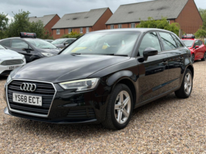 2018 Audi A3 1.6 Tdi 30 Se Technik Sportback S Tronic Euro 6 (s/s) 5dr in Black — image 3
