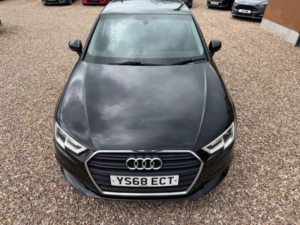 2018 Audi A3 1.6 Tdi 30 Se Technik Sportback S Tronic Euro 6 (s/s) 5dr in Black — image 5