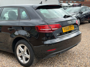 2018 Audi A3 1.6 Tdi 30 Se Technik Sportback S Tronic Euro 6 (s/s) 5dr in Black — image 6