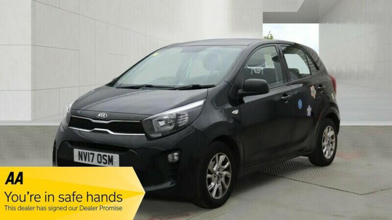 2017 Kia Picanto 1.0 2 Euro 6 5dr in Black — image 1