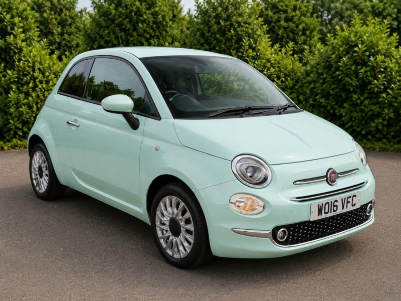 2018 Fiat 500 1.2 Lounge Euro 6 (s/s) 3dr in Green — image 1