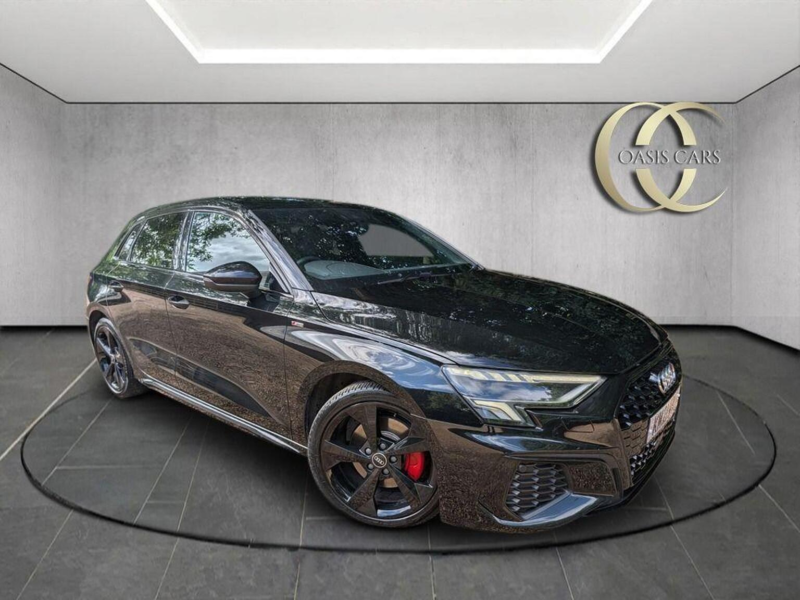 2021 Audi A3 1.5 Tfsi 35 S Line Sportback S Tronic Euro 6 (s/s) 5dr in Black — image 1