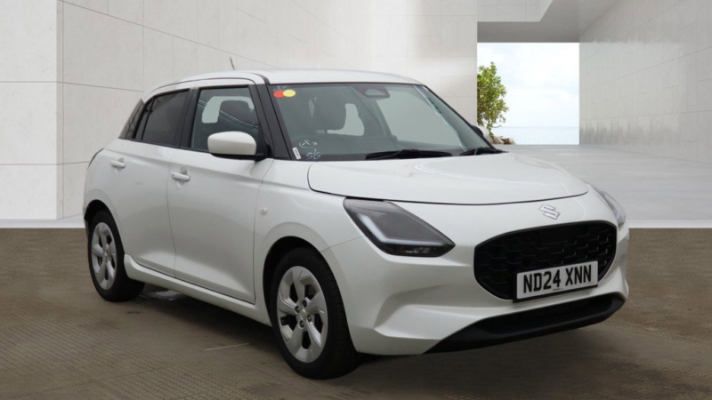 2024 Suzuki Swift 1.2 Mhev Motion Hatchback 5dr Petrol Hybrid CVT Euro 6 (s/s) (82 Ps) in White — image 1
