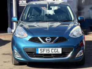 2015 Nissan Micra 1.2 Acenta CVT Euro 5 5dr in Blue — image 6