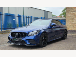 2019 Mercedes-Benz C Class 1.5 C200 Mhev Amg Line (premium) Cabriolet G-Tronic+ Euro 6 (s/s) 2dr in Blue — image 2
