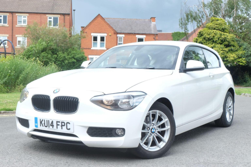 2014 BMW 1 Series 1.6 114i Se Euro 6 (s/s) 3dr in White — image 1