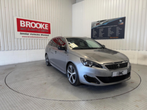 2016 Peugeot 308 Sw 2.0 Bluehdi Gt Eat Euro 6 (s/s) 5dr in Grey — image 1
