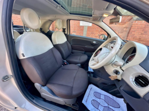 2014 Fiat 500 1.2 Lounge Euro 6 (s/s) 3dr in Brown — image 3