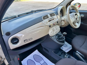 2014 Fiat 500 1.2 Lounge Euro 6 (s/s) 3dr in Brown — image 4