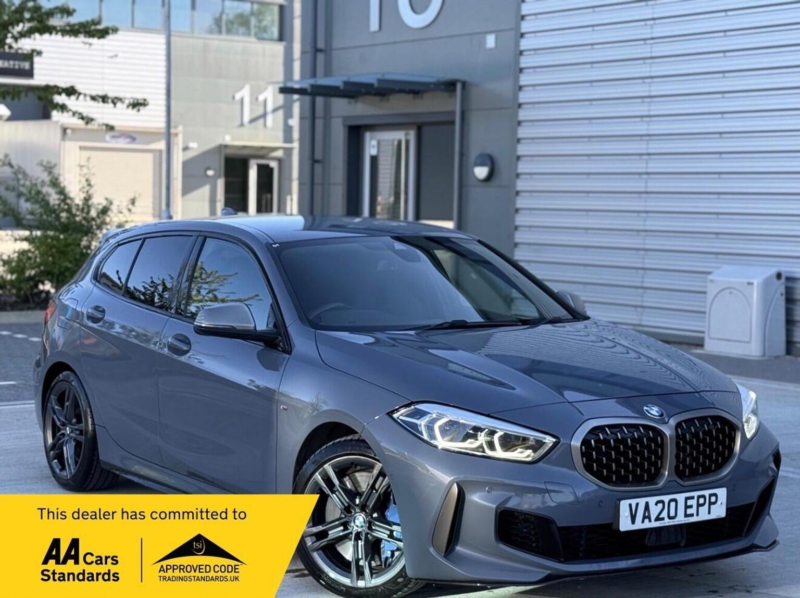 2020 BMW 1 Series 2.0 M135i Auto Xdrive Euro 6 (s/s) 5dr in Grey — image 1