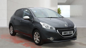 2015 Peugeot 208 1.2 Vti Puretech Style Grey 5dr Panroof+low Tax+11 Stamps in Grey — image 3