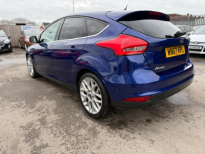 2017 Ford Focus 1.0t Ecoboost Titanium X Euro 6 (s/s) 5dr in Blue — image 4