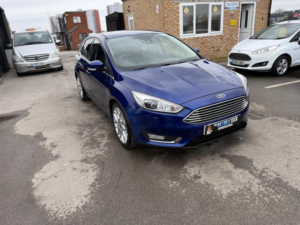 2017 Ford Focus 1.0t Ecoboost Titanium X Euro 6 (s/s) 5dr in Blue — image 5