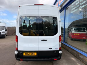 2021 Ford Transit 2.0 460 Ecoblue Trend 17 Seater Minibus 5dr Diesel Manual Rwd L4 H3 Euro 6 130 Ps in White — image 5