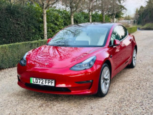 2022 Tesla Model 3 (dual Motor) Long Range Auto 4wde 4dr in Red — image 2