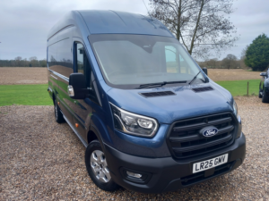 2025 Ford Transit 2.0 Transit Trend Van 350 L4 2.0l Ecoblue 165ps Rwd 6 Speed Manual in Blue — image 3