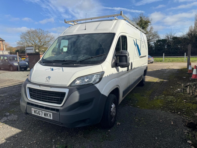 2018 Peugeot Boxer 2.0 Bluehdi 335 Professional L3 H2 Euro 6 5dr in White — image 1