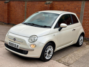 2009 Fiat 500 1.4 Sport Auto Euro 4 3dr in White — image 1