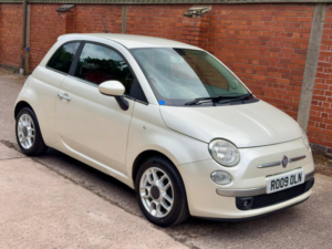 2009 Fiat 500 1.4 Sport Auto Euro 4 3dr in White — image 2