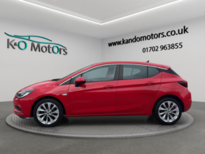 2017 Vauxhall Astra 1.0i Turbo Ecoflex Tech Line Euro 6 (s/s) 5dr in Red — image 3