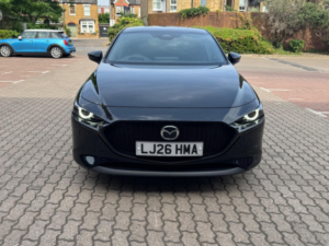2026 Mazda Mazda3 2.5 E-Skyactiv-G Mhev Exclusive-Line Auto Euro 6 (s/s) 5dr in Black — image 3