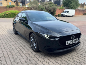 2026 Mazda Mazda3 2.5 E-Skyactiv-G Mhev Exclusive-Line Auto Euro 6 (s/s) 5dr in Black — image 4