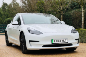 2023 Tesla Model 3 Long Range Auto Rwd 4dr in White — image 2