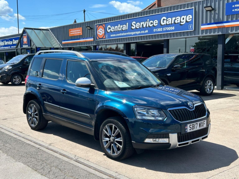 2017 Skoda Yeti 2.0 Tdi Se Drive Outdoor Euro 6 (s/s) 5dr in Blue — image 1