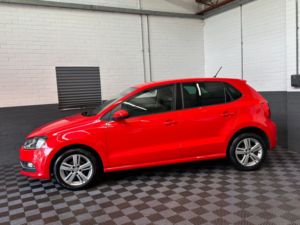 2017 Volkswagen Polo 1.0 Bluemotion Tech Match Hatchback 5dr Petrol Manual Euro 6 (s/s) (60 Ps) in Red — image 5