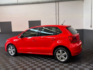 2017 Volkswagen Polo 1.0 Bluemotion Tech Match Hatchback 5dr Petrol Manual Euro 6 (s/s) (60 Ps) in Red — image 6