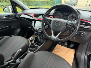 2017 Vauxhall Corsa 1.4i Ecoflex Sri Euro 6 5dr in Black — image 2